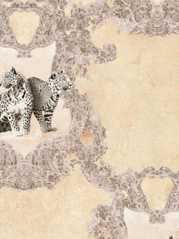 Alternative view of Barok dierenprint behang met luipaarden – AS Creation Hermitage 33543-2
