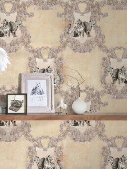 Barok behang met luipaarden AS Creation Hermitage