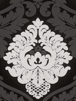 Alternative view of Luxe zwart wit barok behang met glitter – AS Creation 3139-59