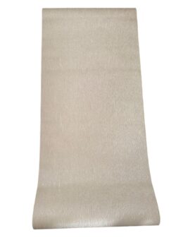 Beige vinyl behang met dikke structuur en luxe uitstraling Italiaans design