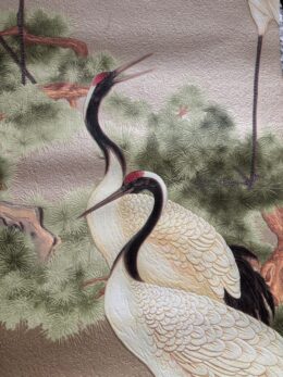 kraanvogel behang beige as creation 473629 japandi stijl