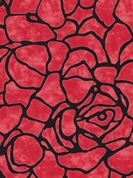 Alternative view of Rood rozen behang flock – AS Creation 95690-2