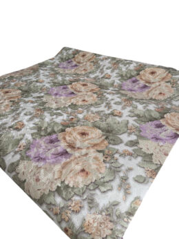 Breed bloemen behang 106 cm vlies AS Creation rozen