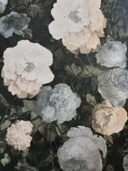 Donker bloemen behang AS Creation History of Art 37650-2