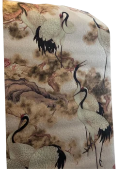 Japans kraanvogel behang beige bloemen A.S. Creation 7686-43