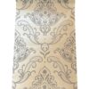 Rasch 1861 Style Taste behang crème grijs golvend patroon vliesbehang detail