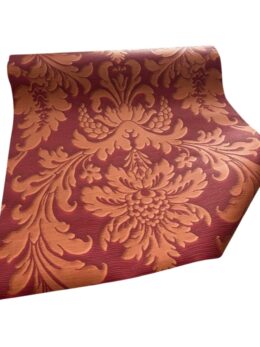 Rasch Barok Bloemen Behang Rood Koper – 513677