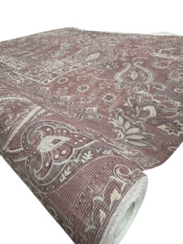 Rood paisley behang 106 cm breed vlies AS Creation