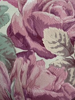 Roze bloemen behang groot bloemmotief 106 cm breed AS Creation