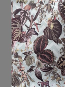 Jungle behang met zebra en tropische bladeren van AS Creation 37990-4